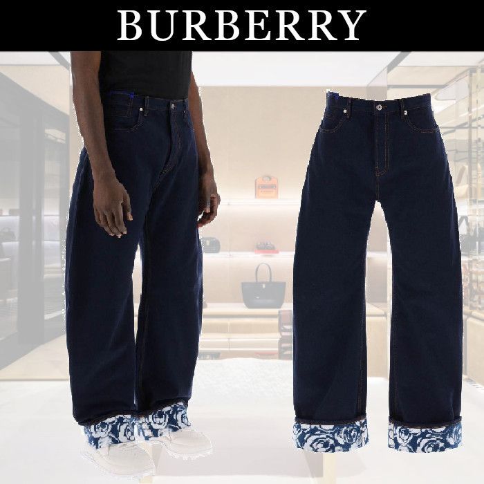 関税込☆BURBERRY バーバリー デニム ジーンズ Tシャツ (Burberry/デニム・ジーパン) 8080779 A1503【BUYMA】