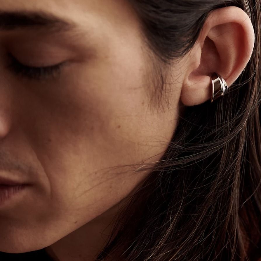 【さりげないアクセント】◆HERMES◆ イヤーカフ エクウス 片耳 エルメス イヤーカフ エクウス メンズアクセサリー (HERMES