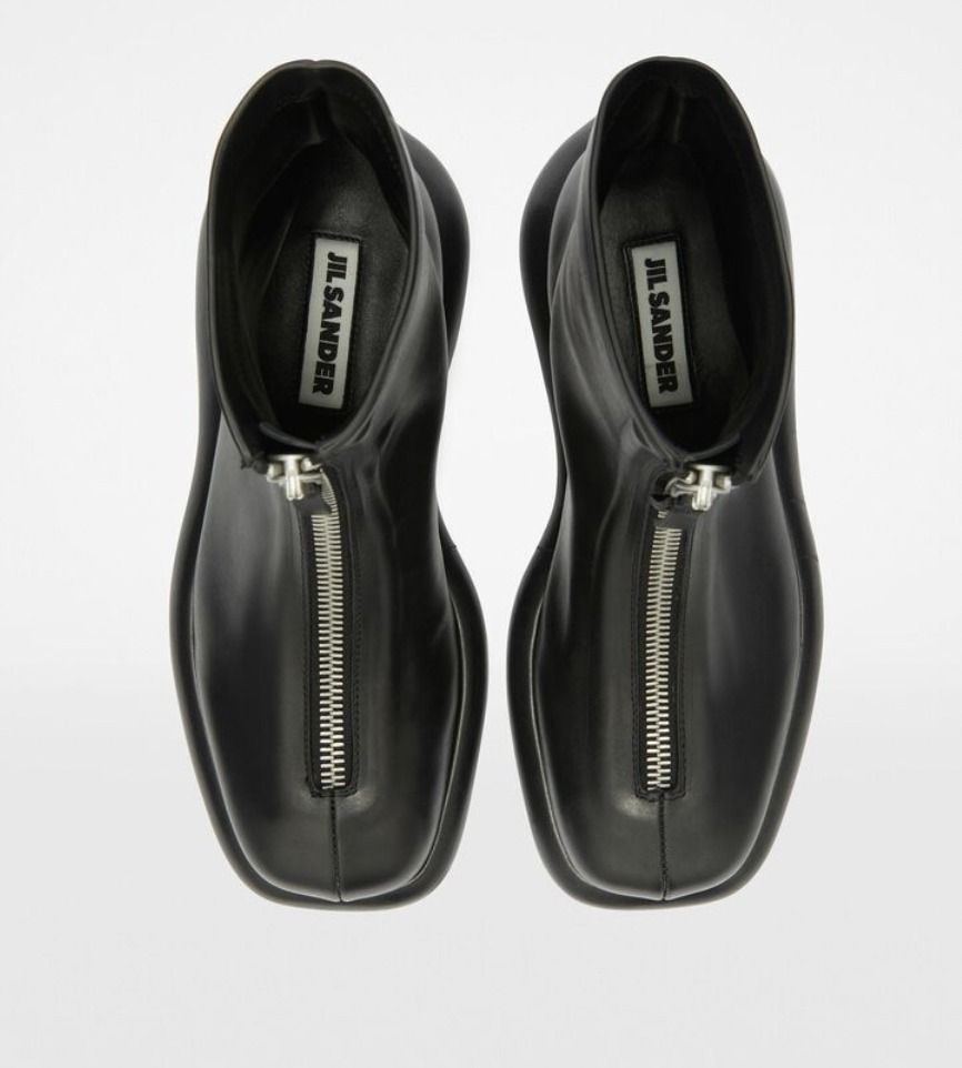 JIL SANDER レザー製ヒール付きアンクルブーツ 楽天市場】JIL SANDER ジルサンダー アンクルブーツ ANKLE BOOT