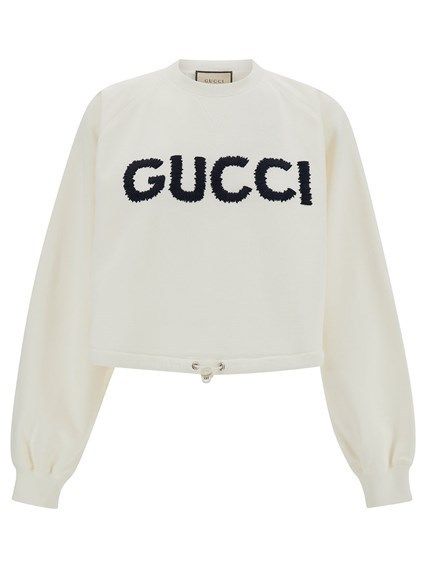 GUCCI】コットンジャージードローストリング スウェットシャツ