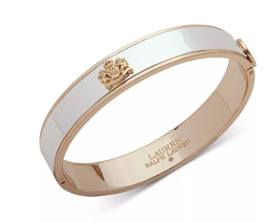 【Ralph Lauren】ツートーン ブレスレット★ クールな【Ralph Lauren】ツートン クレスト ブレスレット