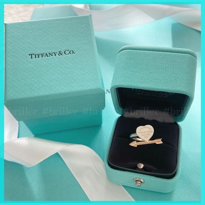 ◇Tiffany&Co ティファニー◇ラブストラック ハート タグ リング