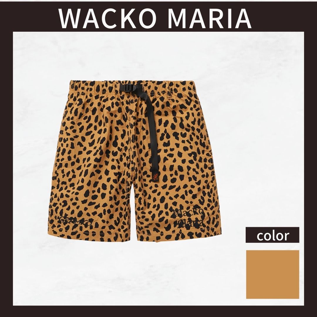 WACKO MARIA☆レオパード柄 ナイロン ショーツ (WACKO MARIA/ハーフ WACKO MARIA☆レオパード柄 ナイロン ショーツ (WACKO MARIA/ハーフ