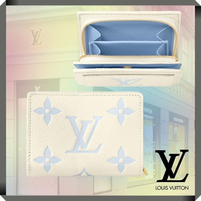 2024SS☆Louis Vuitton☆ポルトフォイユ・クレア candy blue