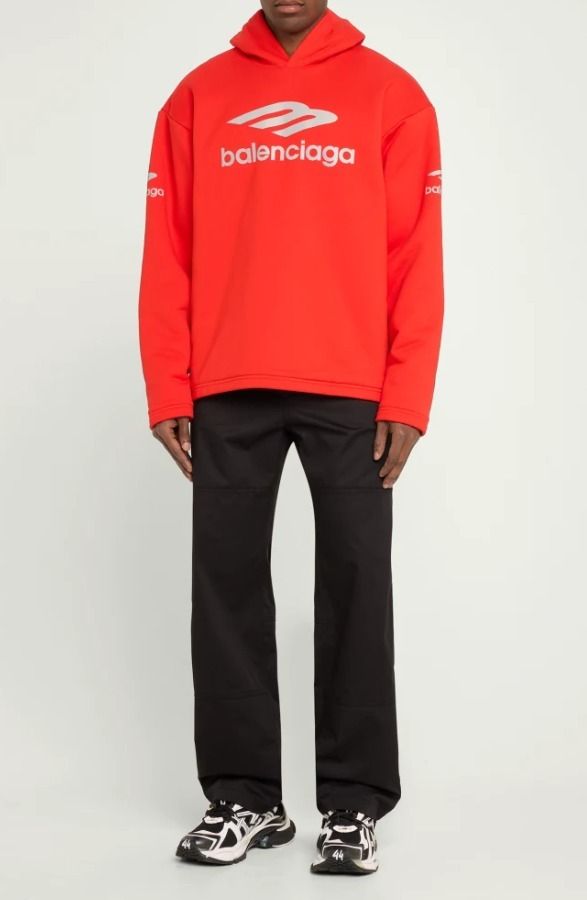 【関税込み】バレンシアガ 3b スポーツ アイコン 撥水パーカー BALENCIAGA】3B スポーツ アイコン パーカー (BALENCIAGA