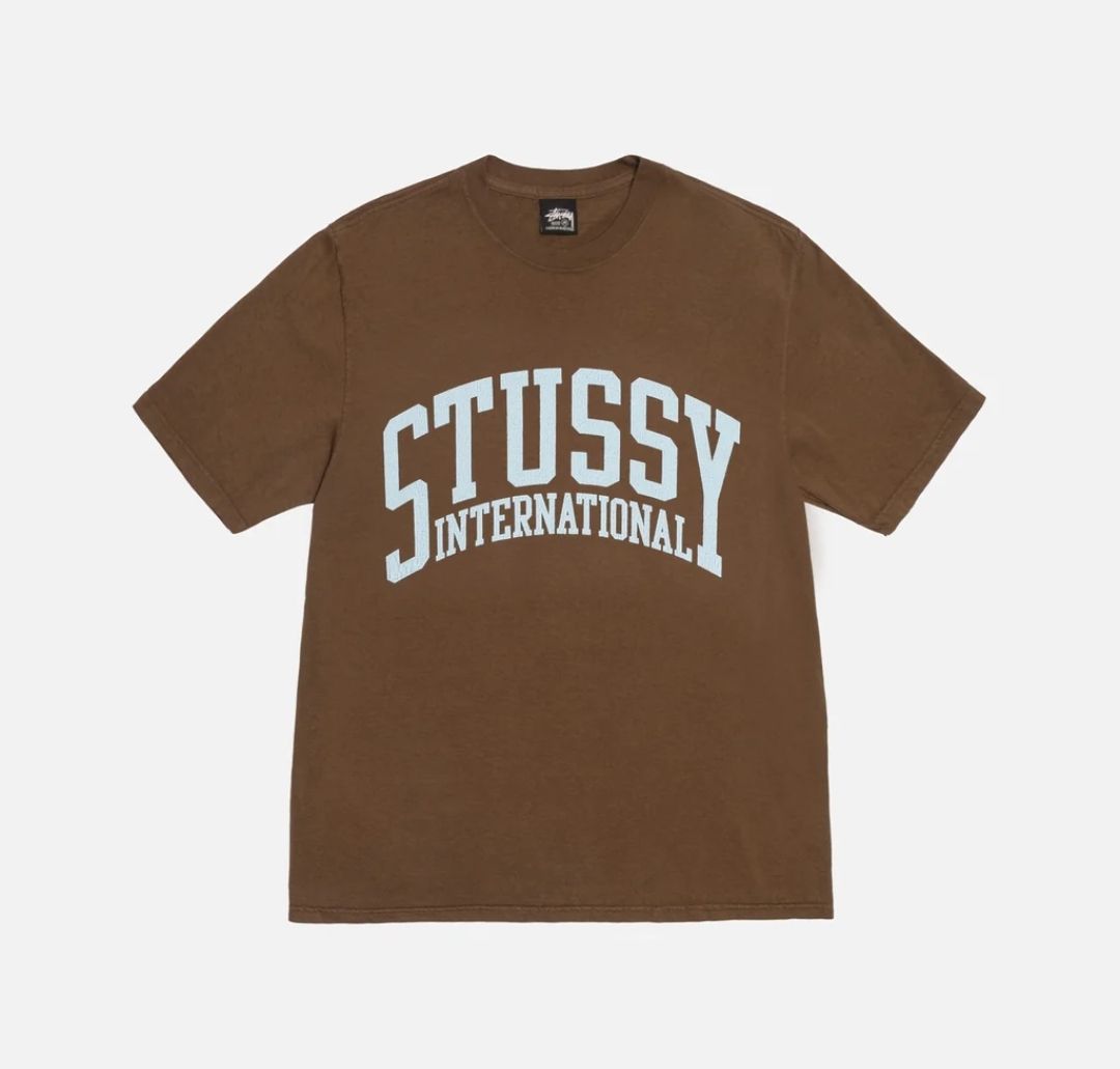 ☆24SS 最新作☆STUSSY INTERNATIONAL TEE PIGMENT DYED (STUSSY