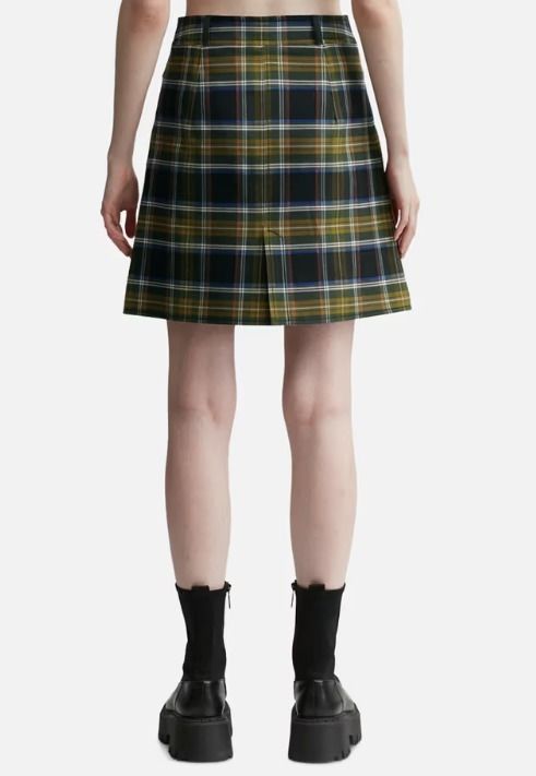 存在感抜群な【KENZO】ミニスカート Aライン チェック柄 24春夏