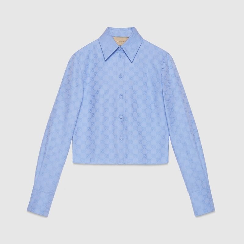 新作【GUCCI】GGスプリーム オックスフォード コットン スカート GUCCI《GGスプリーム オックスフォードコットン スカート》直営