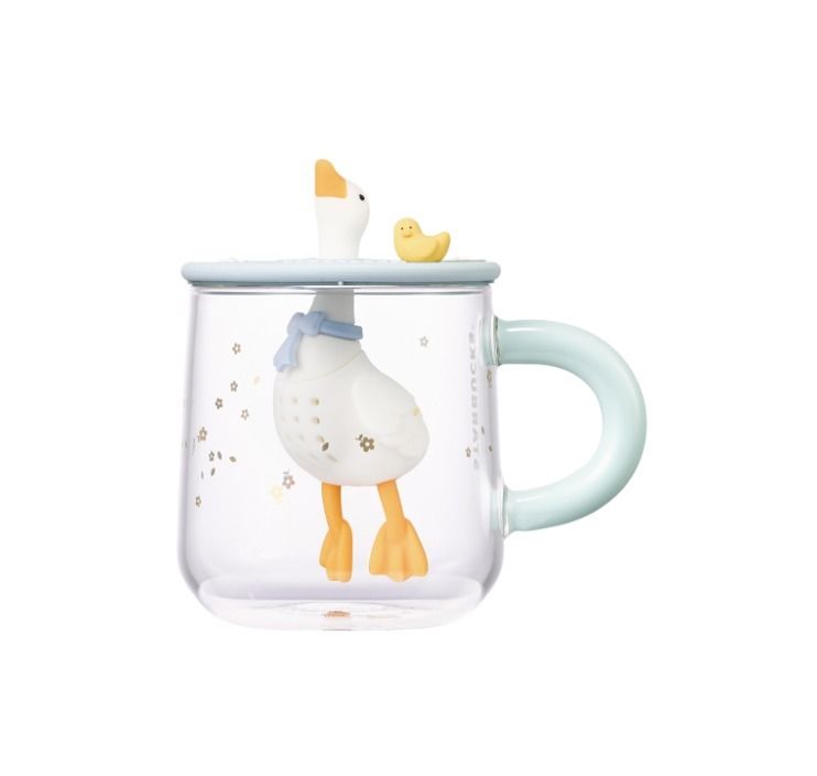 韓国スタバ☆NEW [24春] Delight Tea Infuser Glass 385 ml