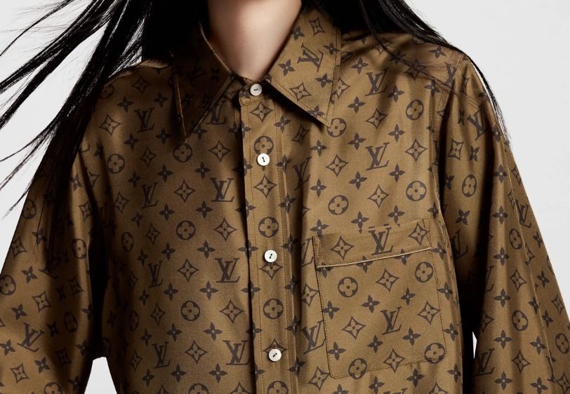 LOUIS VUITTON 未使用品◎ルイヴィトン 22AW シルク100