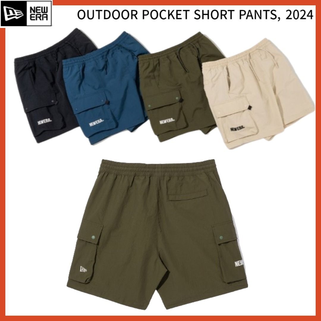 Newera□アウトドアポケット PANTS□送料込 (New Era/ハーフ