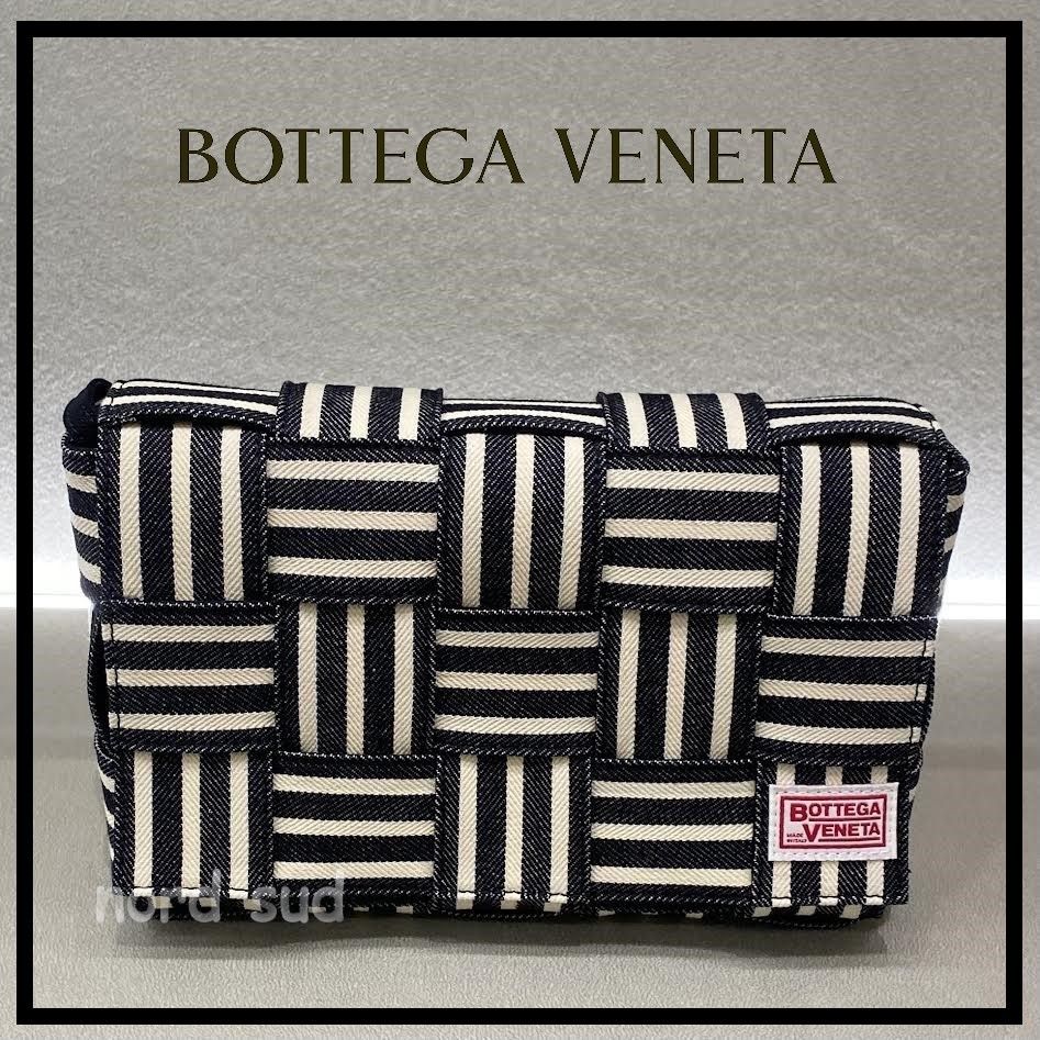 【BOTTEGA VENETA】カセット デニム メッセンジャー バッグ セール新作ボッテガ ヴェネタ 偽物 ブリック カセット デニム