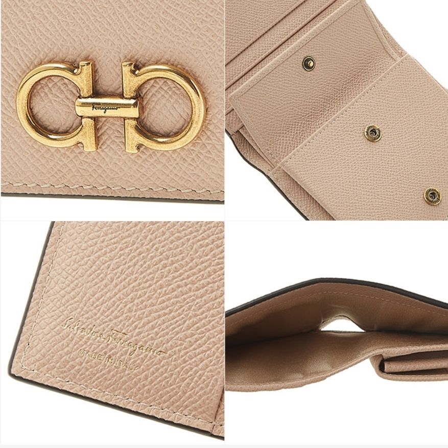 ★送料・関税込★Ferragamo★ガンチーニ 小銭入れ 二つ折り財布 ☆送料関税込☆FERRAGAMO ガンチーニ 小銭入れ 二つ折り財布