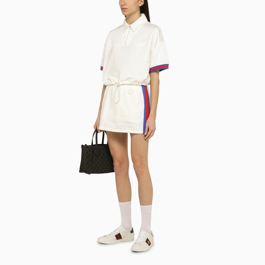 超美品 GUCCI×adidas スカート ホワイト