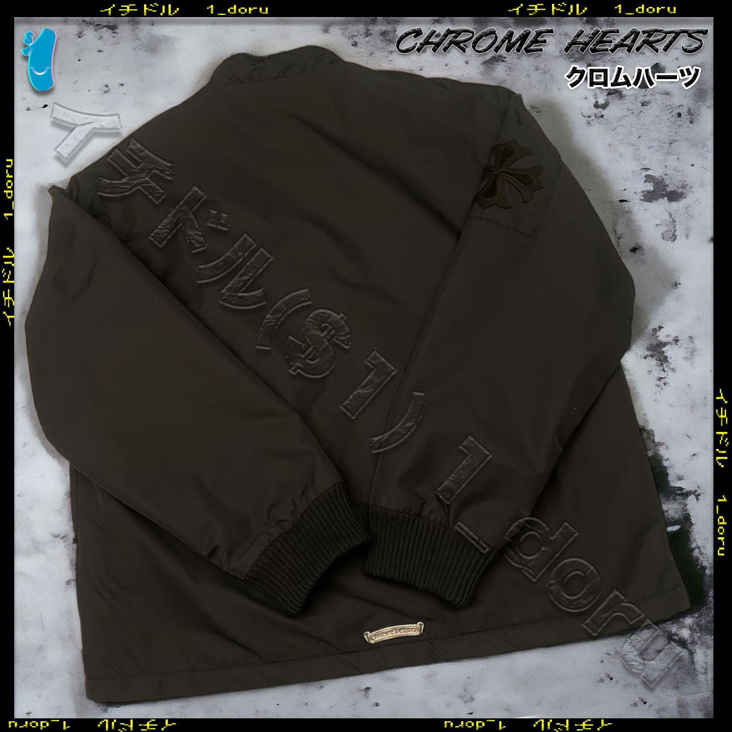 CHROME HEARTS+ セメタリー クロス ジャケット ダガー ジップ