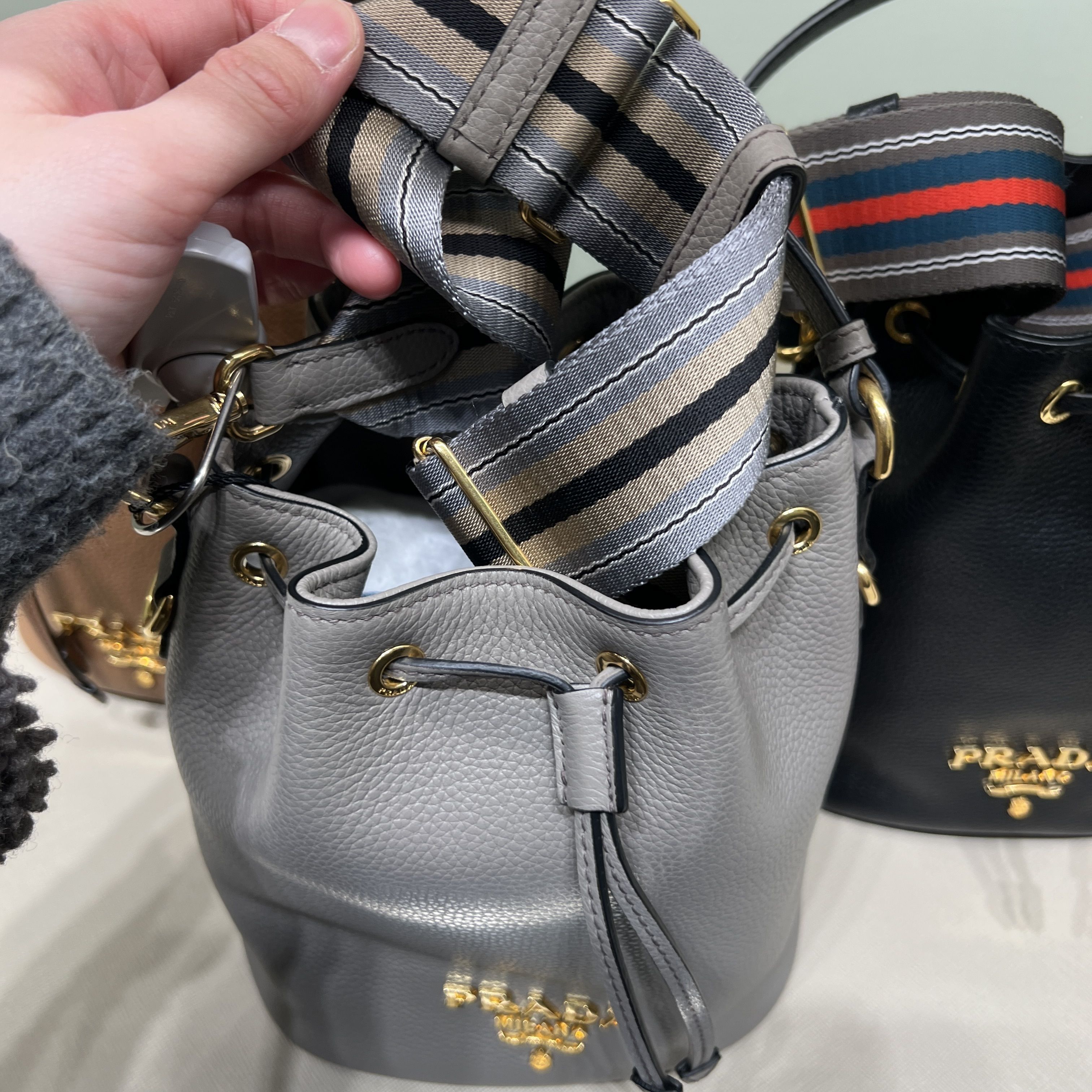 楽天市場】【バッグ】PRADA プラダ ハンドバッグ 2WAY タッセル