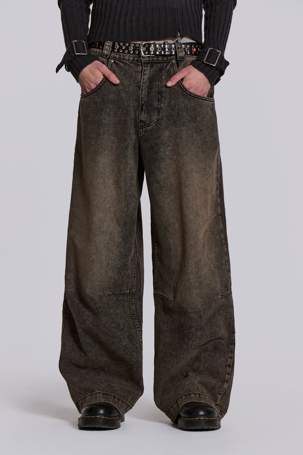 ◇関送料込◇JADED LONDON◇アシッドブラウンコロッサスジーンズ
