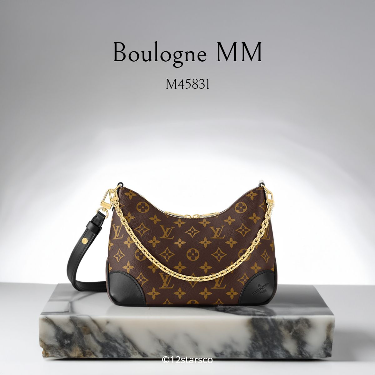 【送料関税無料】Louis Vuitton ブーローニュ NM LV*ブーローニュNM モノグラムWStrapショルダーバッグ M45831