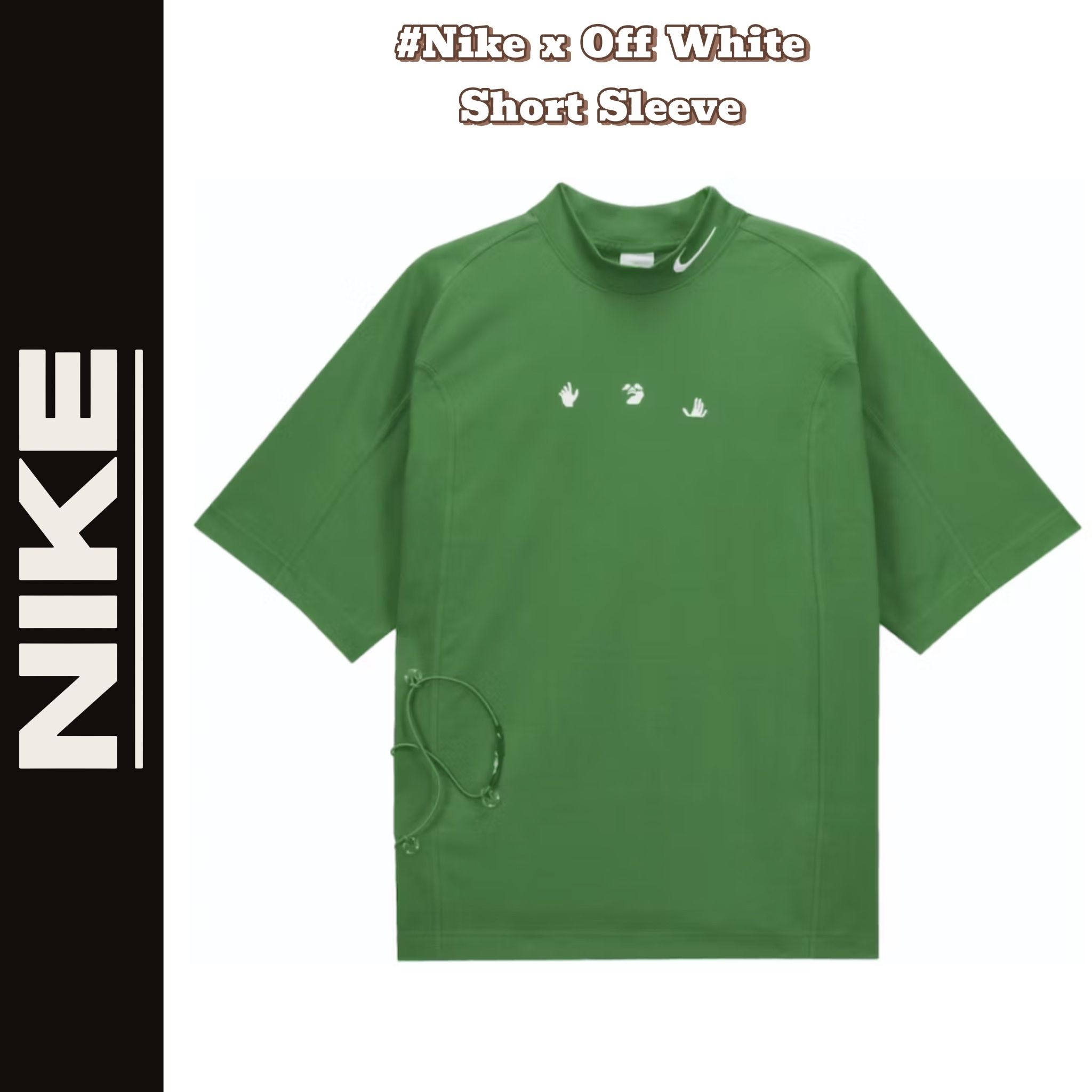 Tシャツ・カットソー Nike x Off-White Short Sleeve Top Black Nike x Off-White Short Sleeve Top – Marching Dogs