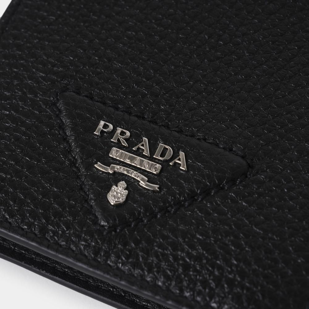 ＊PRADA＊コインポケット付ヴィッテロダイノレザー 二つ折り財布 国内発送☆PRADA】コインポケット ヴィッテロダイノレザー財布