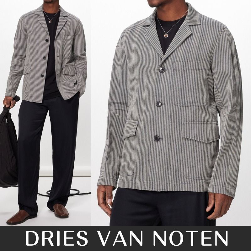 Dries Van Noten ストライプジャケット