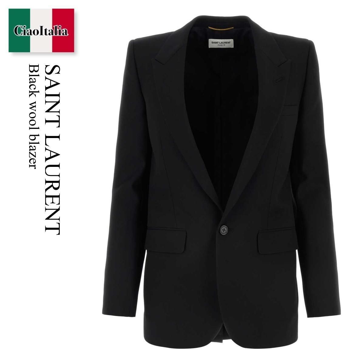 ジャケット SAINT LAURENT BLACK WOOL BLAZER Black Wool blazer Saint Laurent - Vitkac Canada