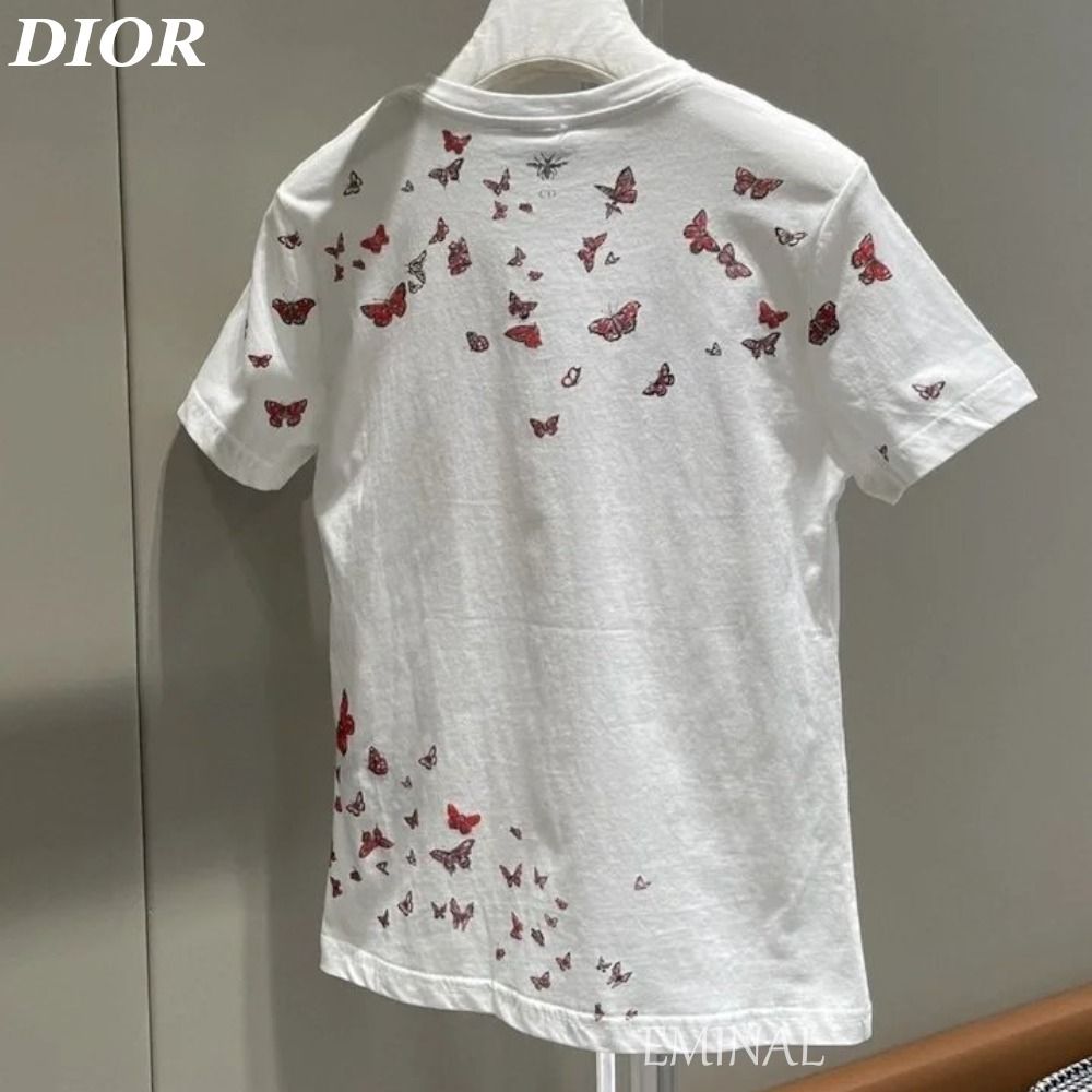 Dior】ディオール ☆ コットン Tシャツ ホワイト 送料込 (Dior/T