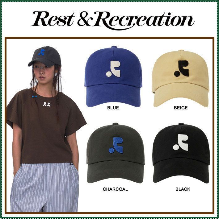 ☆韓国人気☆Rest & Recreation☆RR LOGO BALL CAP (Rest