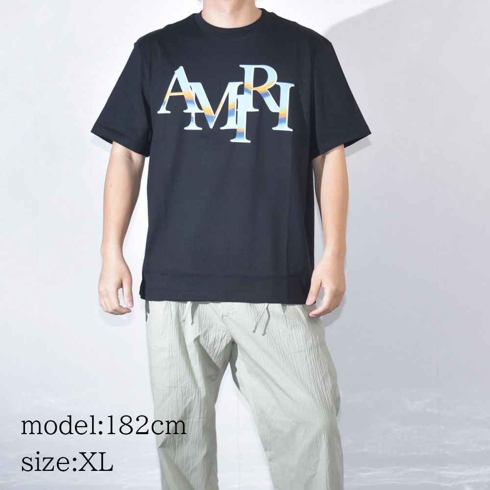 AMIRI ロゴ Tシャツ | ブラック | FARFETCH JP