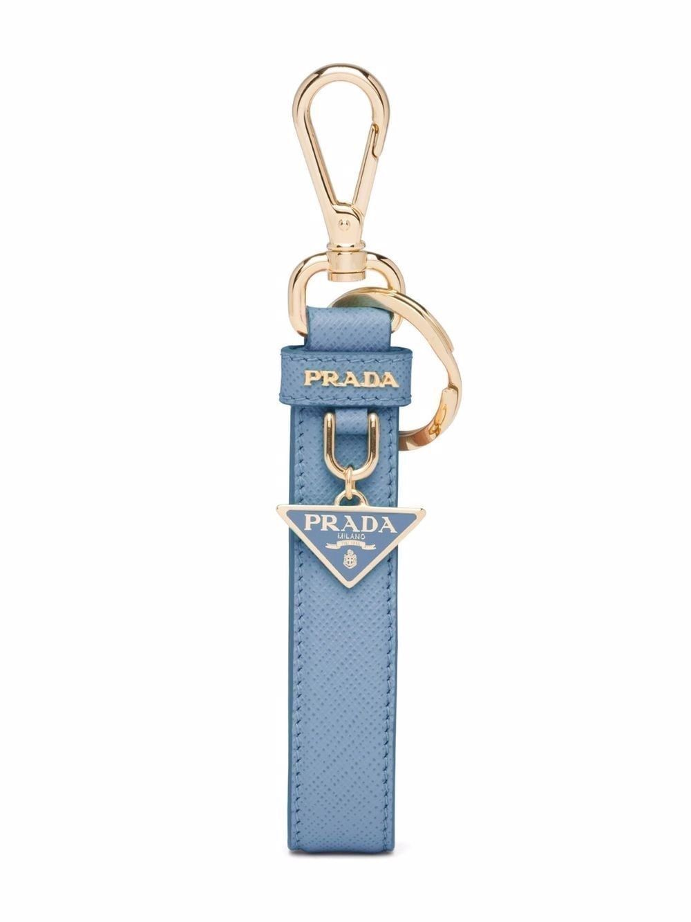 ★国内発送・関税込★【PRADA】サフィアーノレザー キーリング 大人気☆PRADA サフィアーノレザー キーリング レザー ギフト