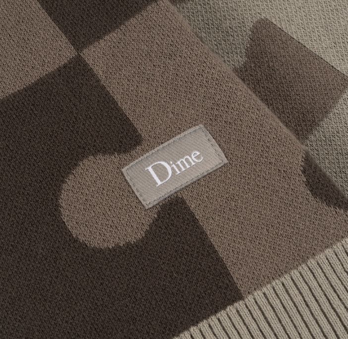 NEW Spring2024【DIME】CAMO PUZZLE KNIT ユニセックス (Dime