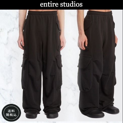ENTIRE STUDIOS カーゴスウェットパンツ