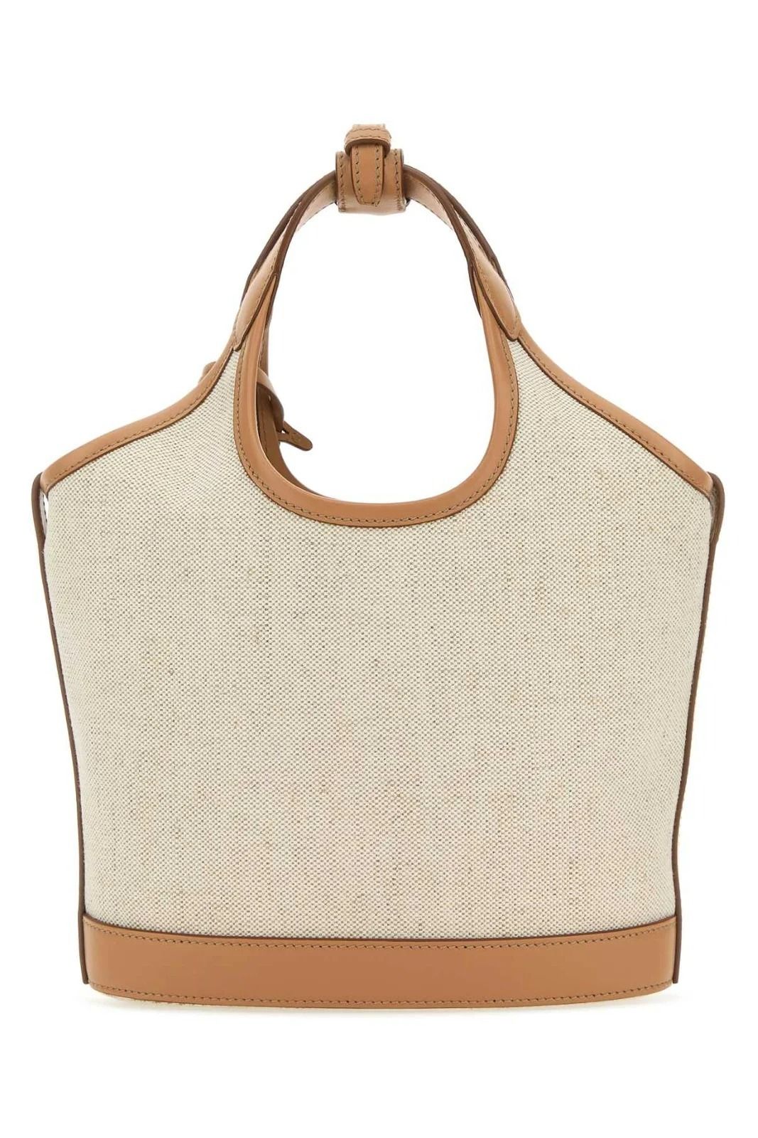 *PRADA* サンドキャンバスハンドバッグ 関税・送料込み 春夏♪PRADA キャンバス 大容量 2way ショルダートートバッグ