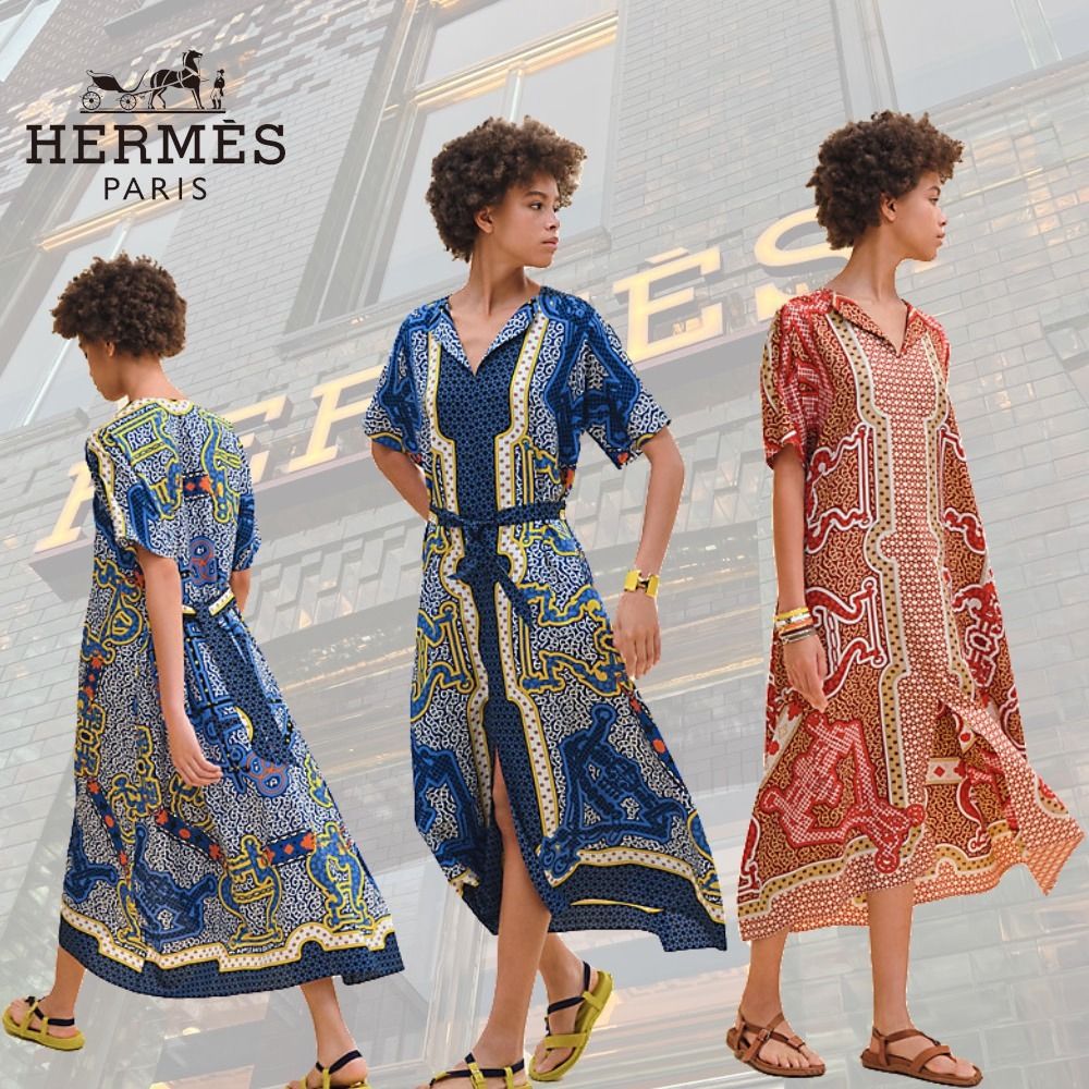 HERMES - エルメス カフタンドレス 80万 未使用タグ付きの通販