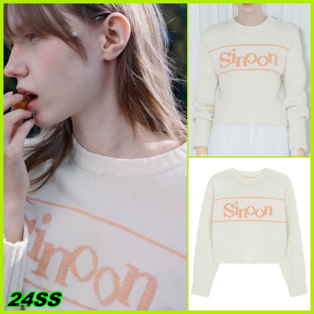 SINOON】24SS SINOON PULLOVER KNIT (CREAM) (sinoon/ニット