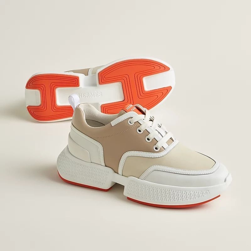 HERMES エルメス バイカラー ギリーシューズ レディース