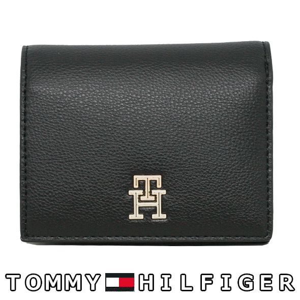 トミーヒルフィガー 二つ折り財布 JOHNSON CC FLAP AND COIN