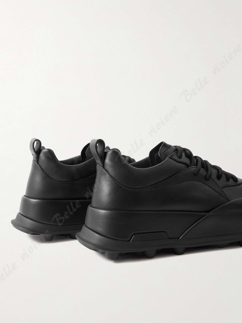 24SS new /JIL SANDER Orb レザースニーカー BLACK (Jil Sander