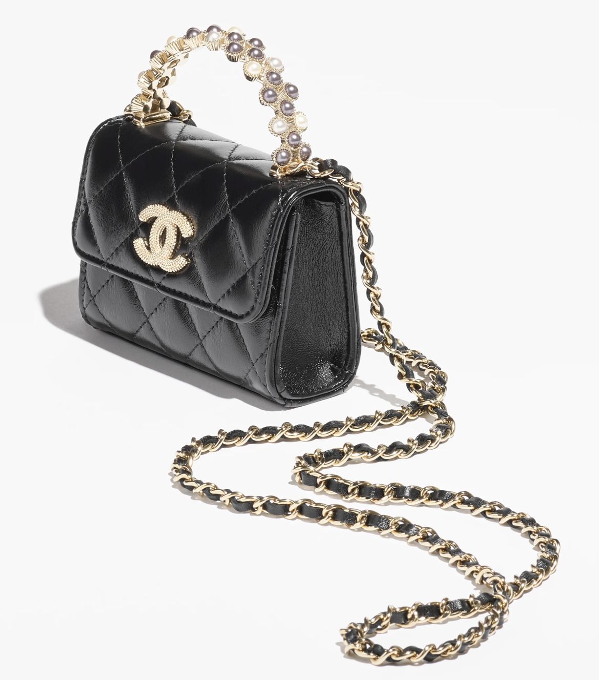 エレガントに☆華やかに】 CHANEL スモール チェーンクラッチ