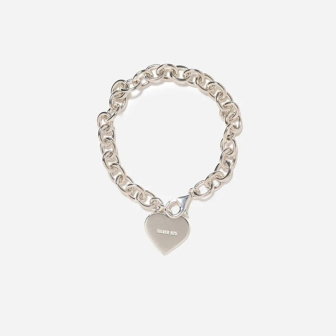 国内発送 HUMAN MADE☆ハート シルバー ブレスレット 2カラー HUMAN MADE Heart Silver Bracelet