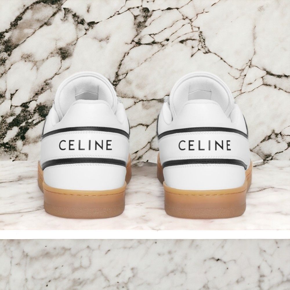 【CELINE】★送料・関税込★トレーナー ロースニーカー ☆CELINE直営店☆トレーナー ローレースアップスニーカー