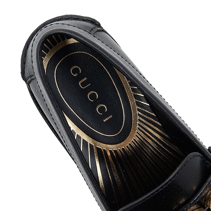 関税負担なし☆GUCCI グッチ レザー ウィメンズ ローファー