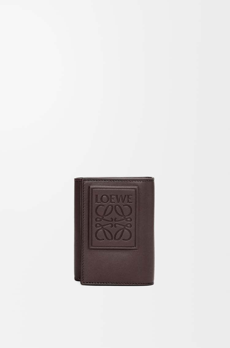 関税送料込【LOEWE 】トライフォールドウォレット サテンカーフ