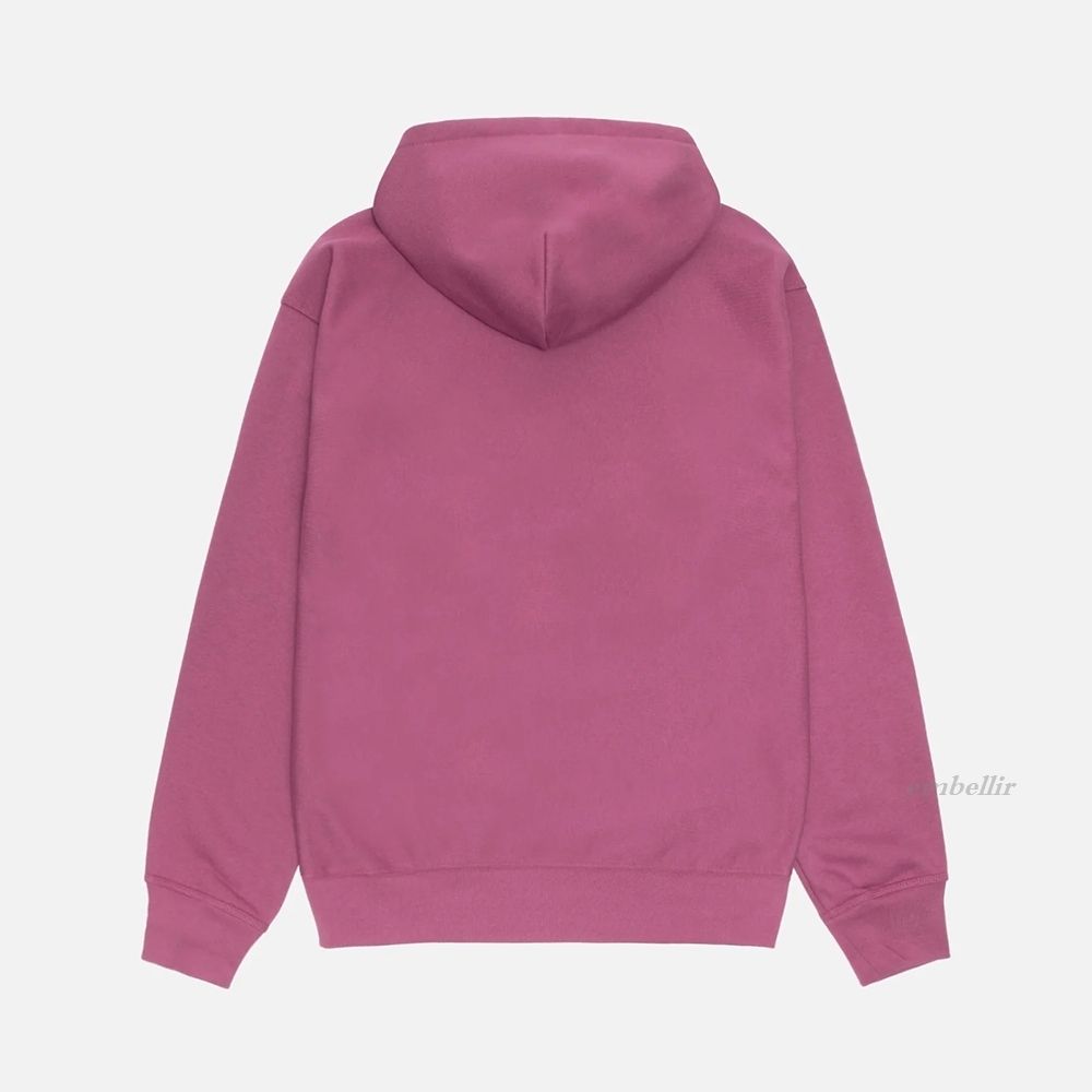 STUSSY ジップパーカーフーディピンクy2k カモフラLサイズ