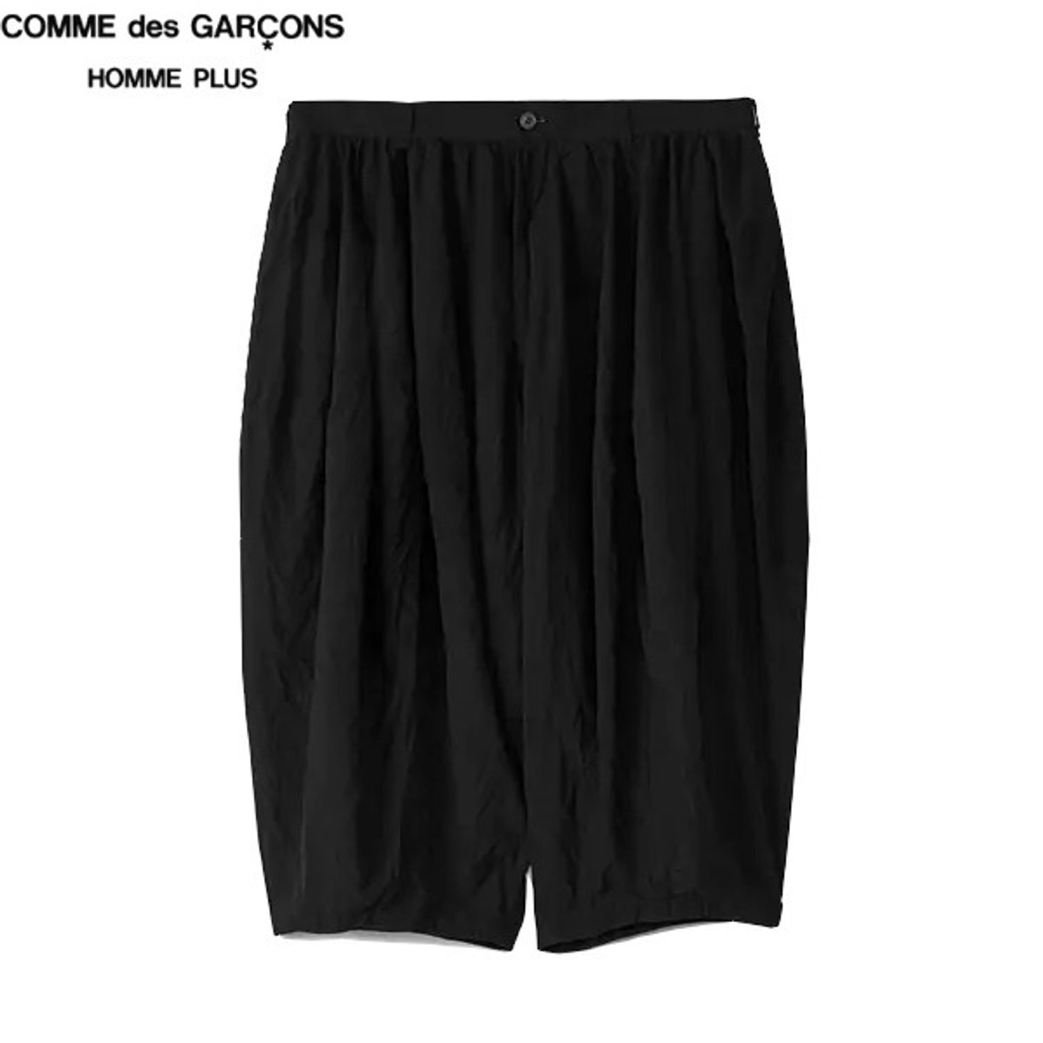 コムデギャルソンオムプリュス バギーショーツ ブラック (COMME des 