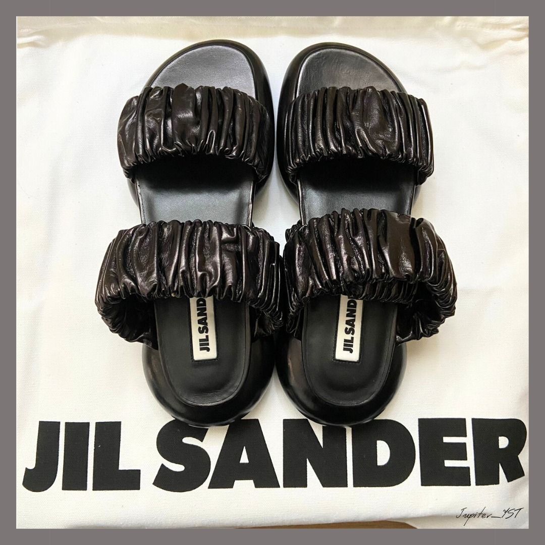 Jil Sander (サンダル・ミュール) Amazon | [ジルサンダー] サンダル ブロックヒール レザー