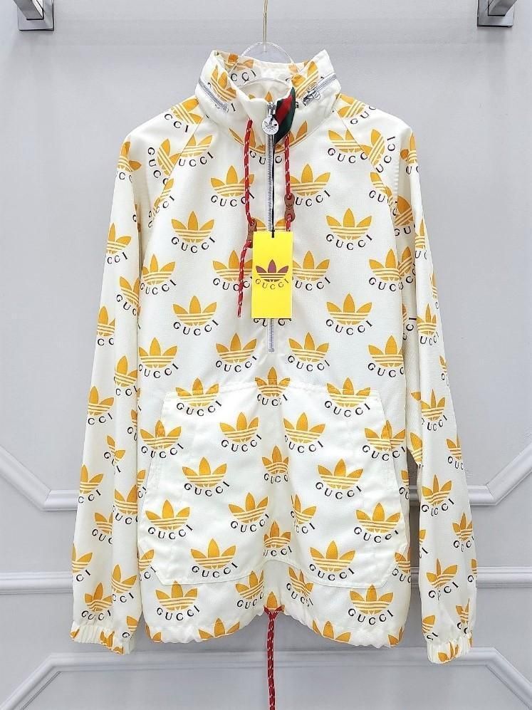 GUCCI】×ADIDAS プルオーバー プリントジャケット (GUCCI/パーカー GUCCI】×ADIDAS プルオーバー プリントジャケット (GUCCI/パーカー