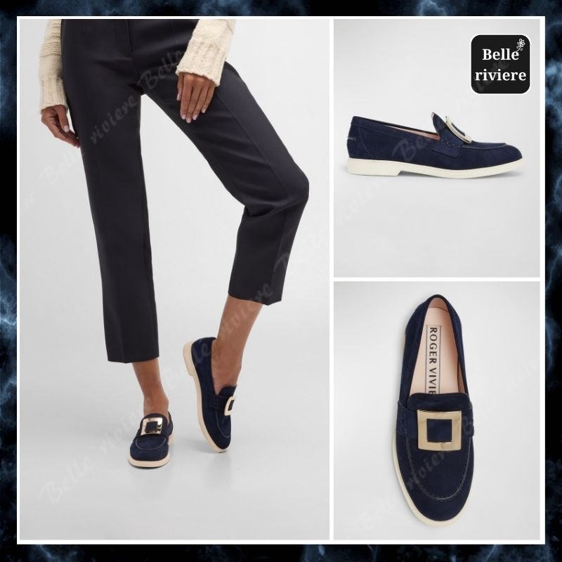 24SS new/Roger Vivier サマーローファー Loafer Blue (Roger