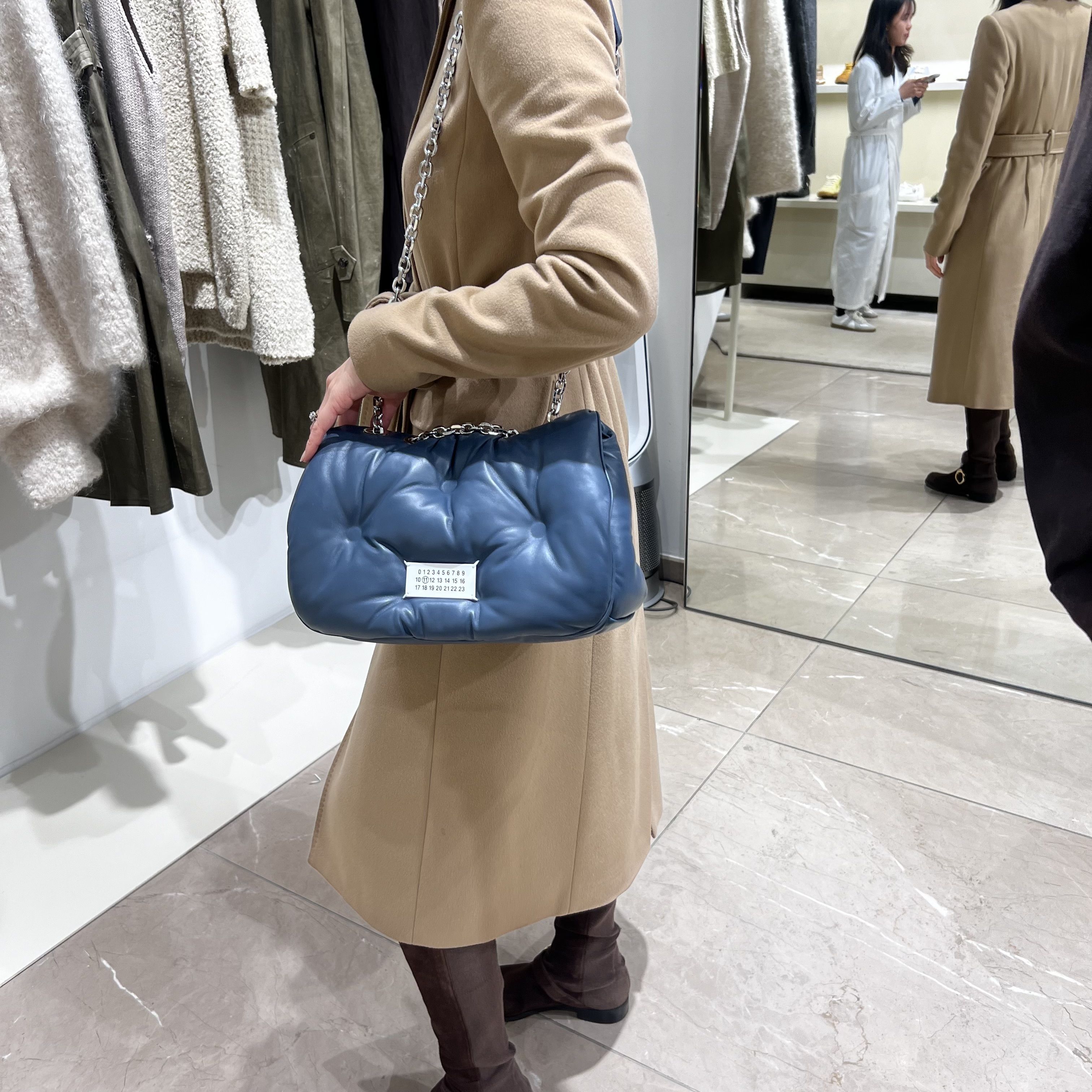 ☆MAISON MARGIELA STITCH CHAIN BAG チェーン ショルダーバッグ