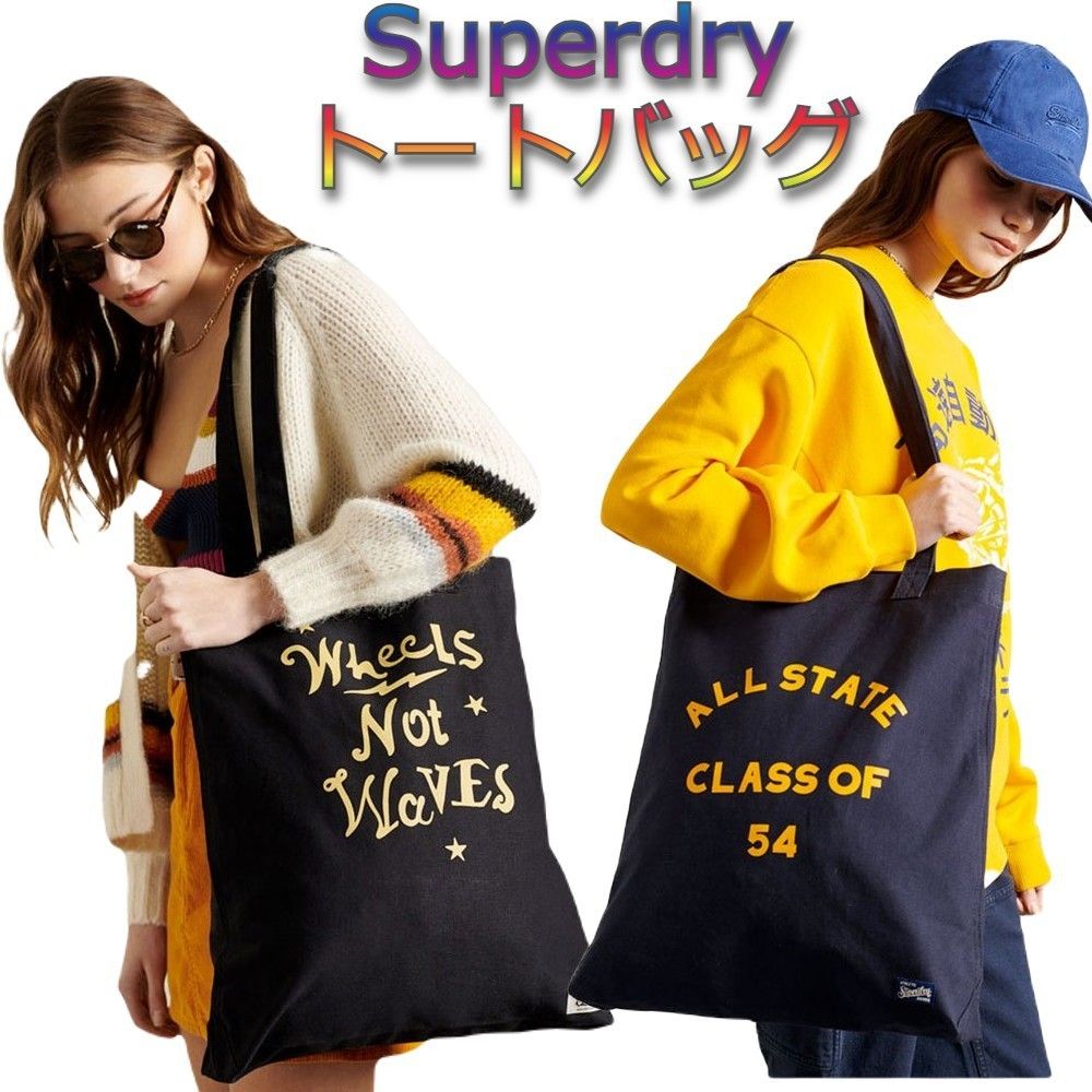 日本未入荷 superdry 冒険魂 トートバッグ Canvas Graphic